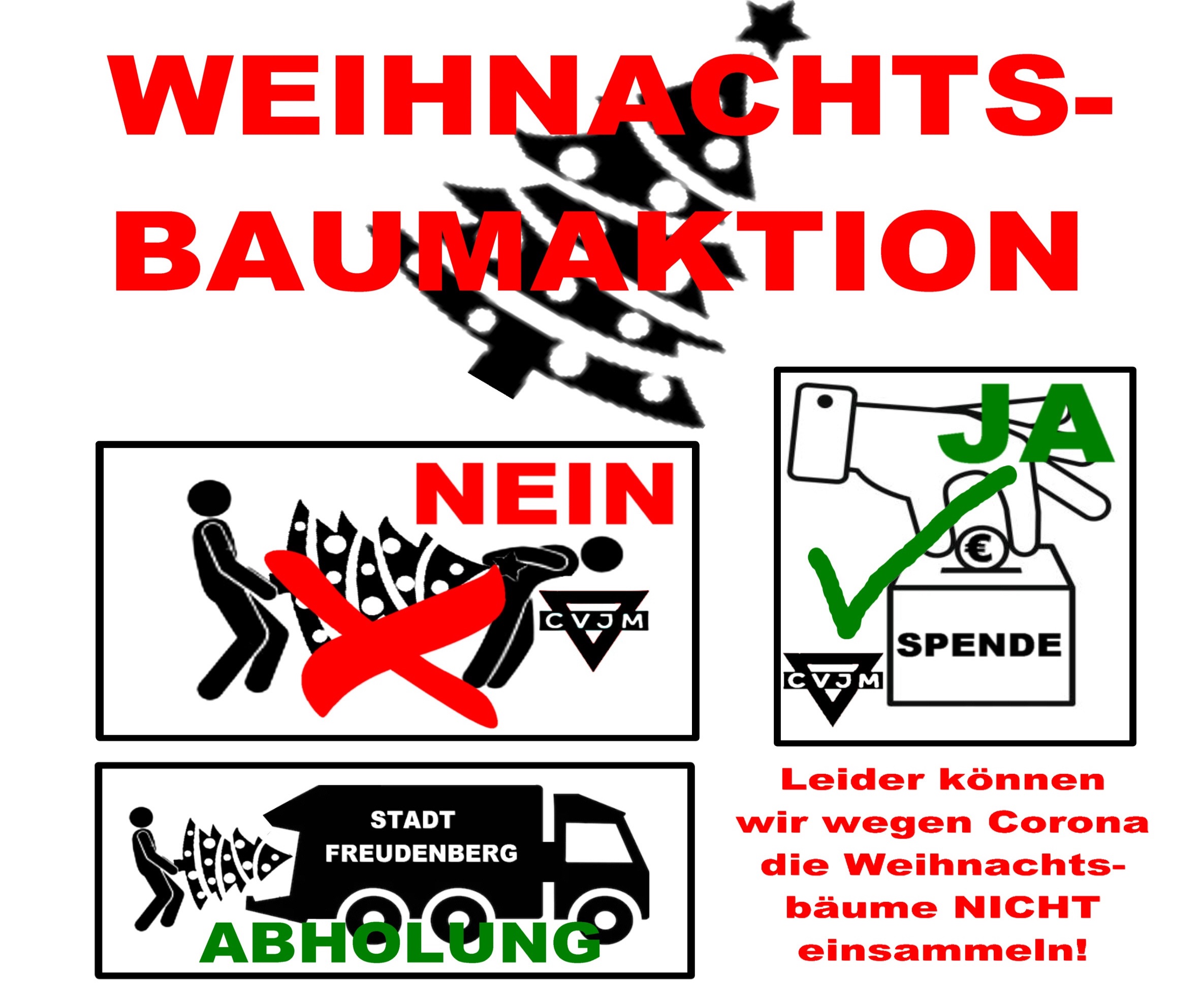 +++ Weihnachtsbaumaktion 2021 mal anders +++